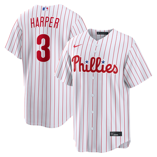 Bryce Harper Philadelphia Phillies Nike Home Replica Jersey - White