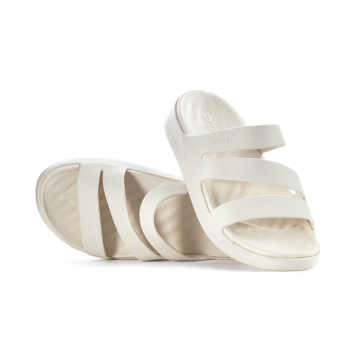 Crocs Women's Getaway Strappy Sandal - Stucco
