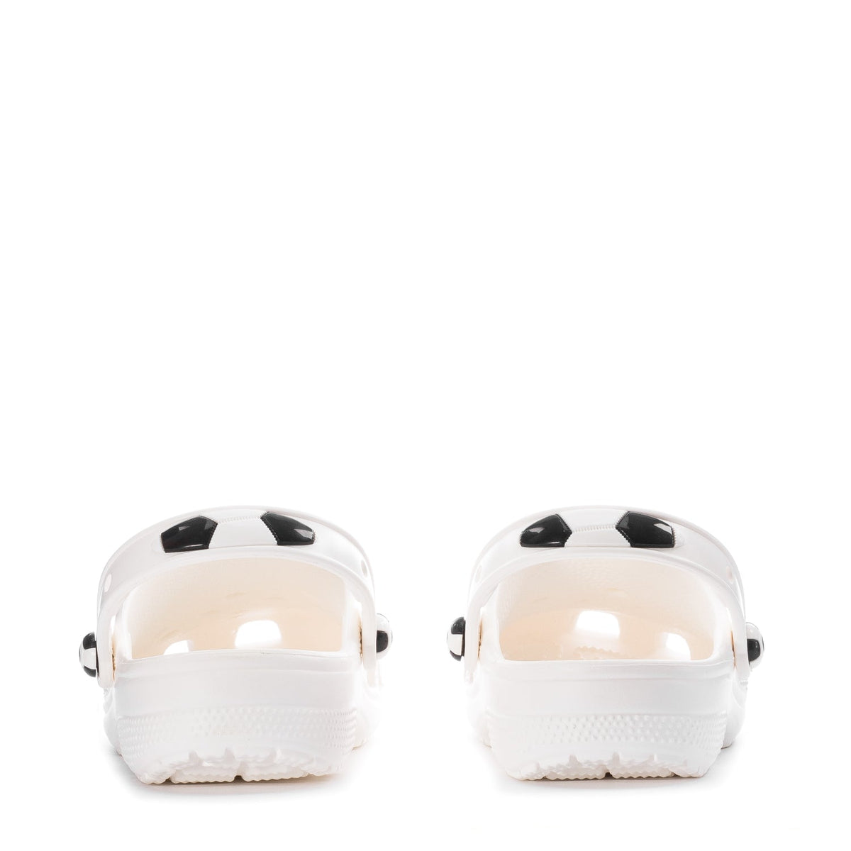 Crocs Youth Soccer Ball Classic Clog - White / Black