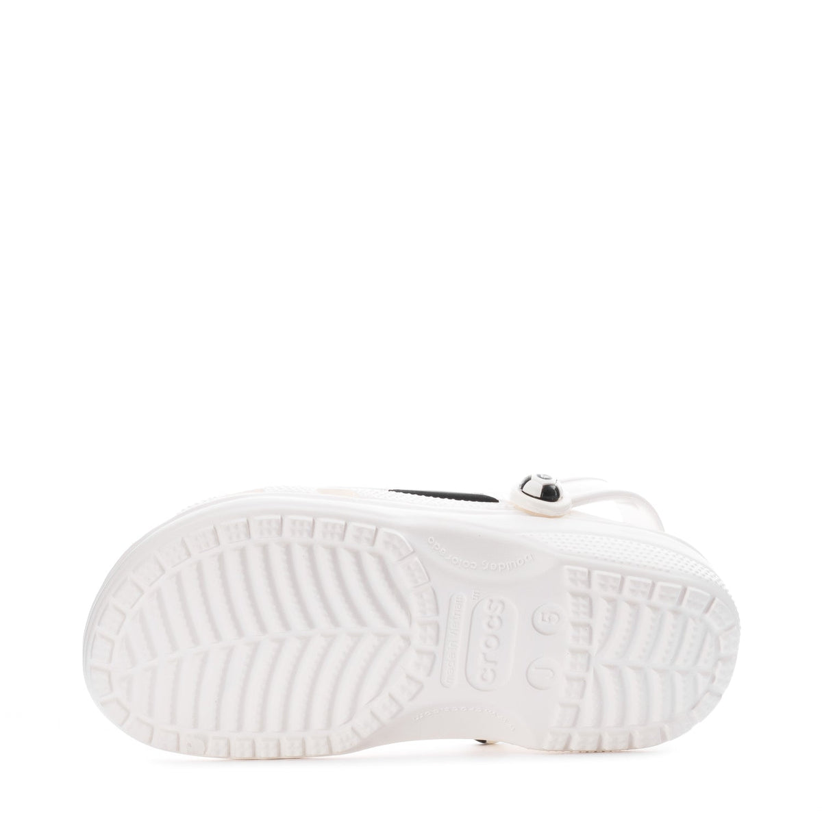 Crocs Youth Soccer Ball Classic Clog - White / Black