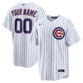 Chicago Cubs Nike Home Replica Custom Jersey - White